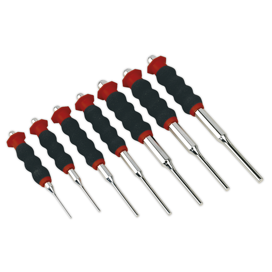 Premier AK9131 Premier Sheathed Parallel Pin Punch Set 7pc