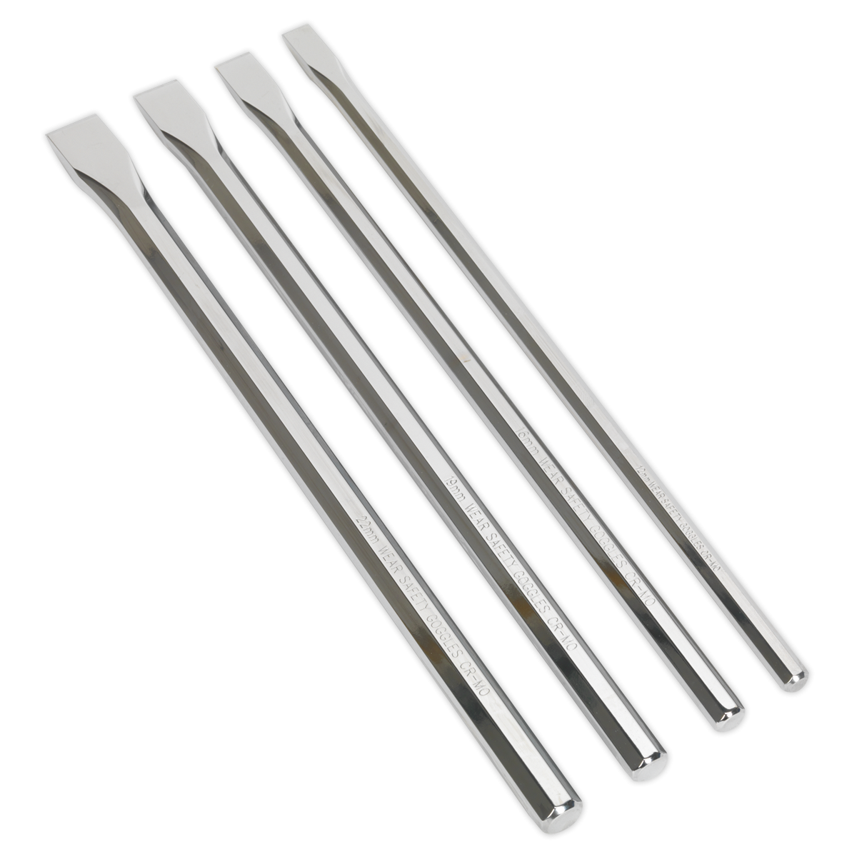 Premier AK9148 Premier Extra-Long Chisel Set 4pc