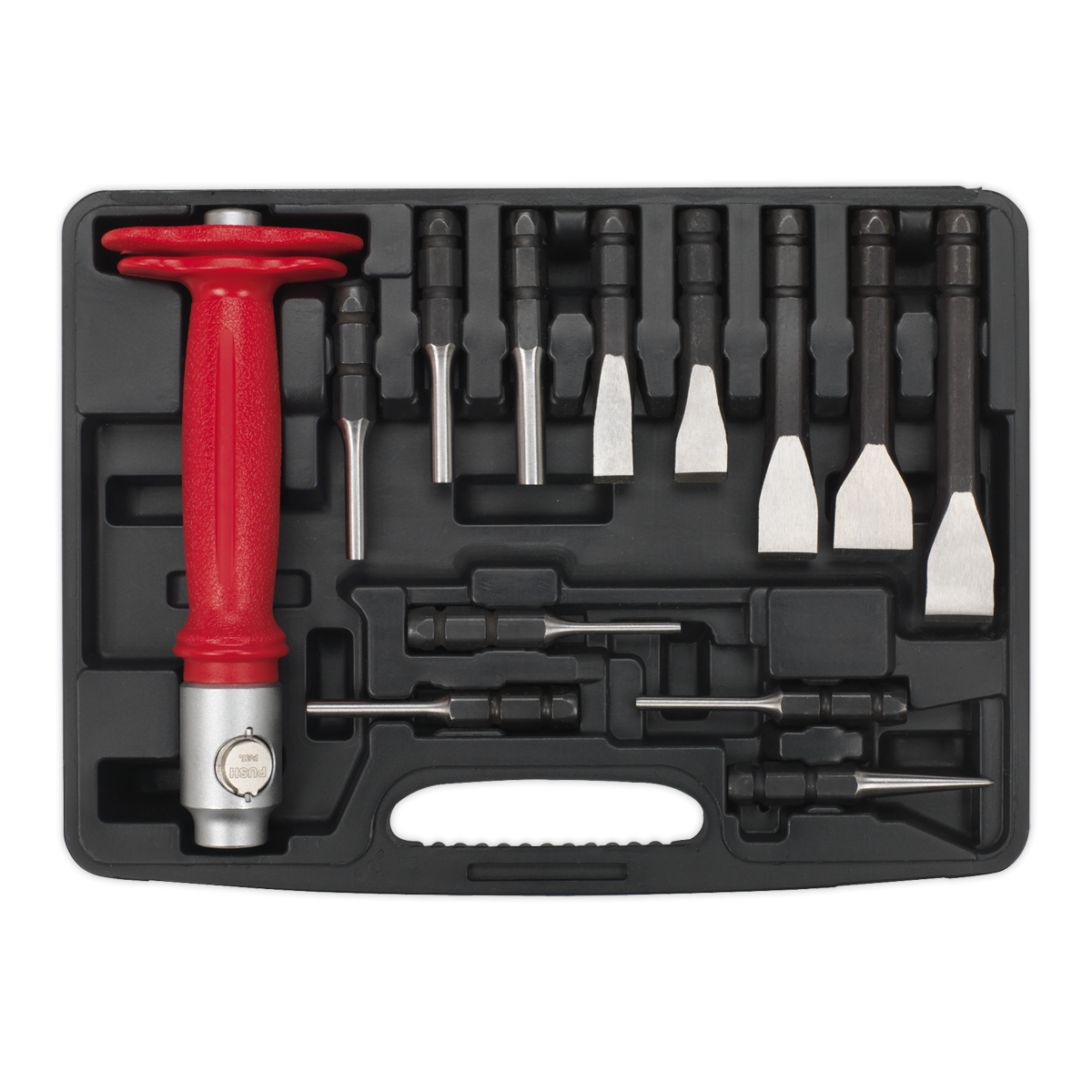 Premier AK9215 Premier Interchangeable Punch & Chisel Set 13pc