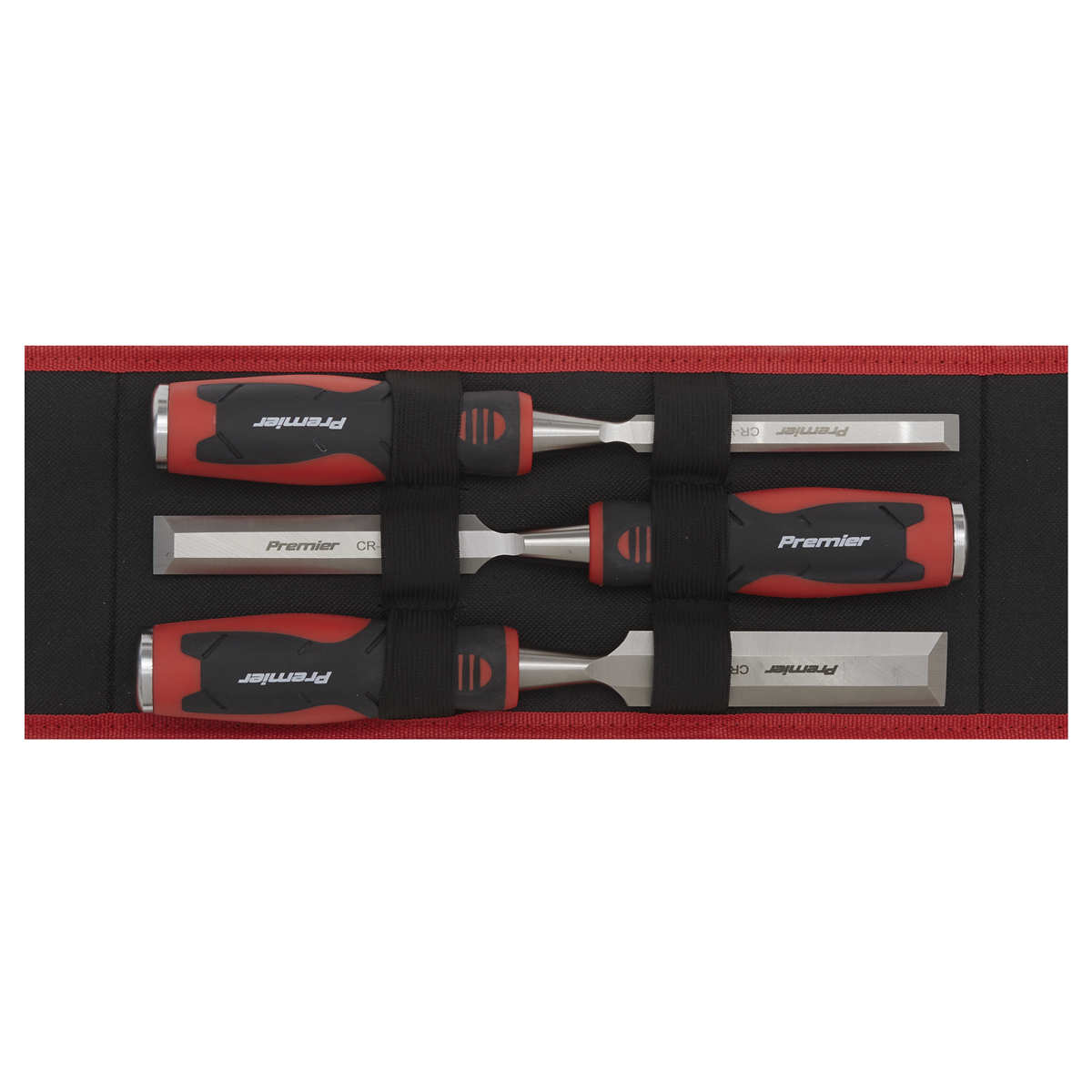 Premier AK9238 Premier Hammer-Thru Wood Chisel Set 3pc