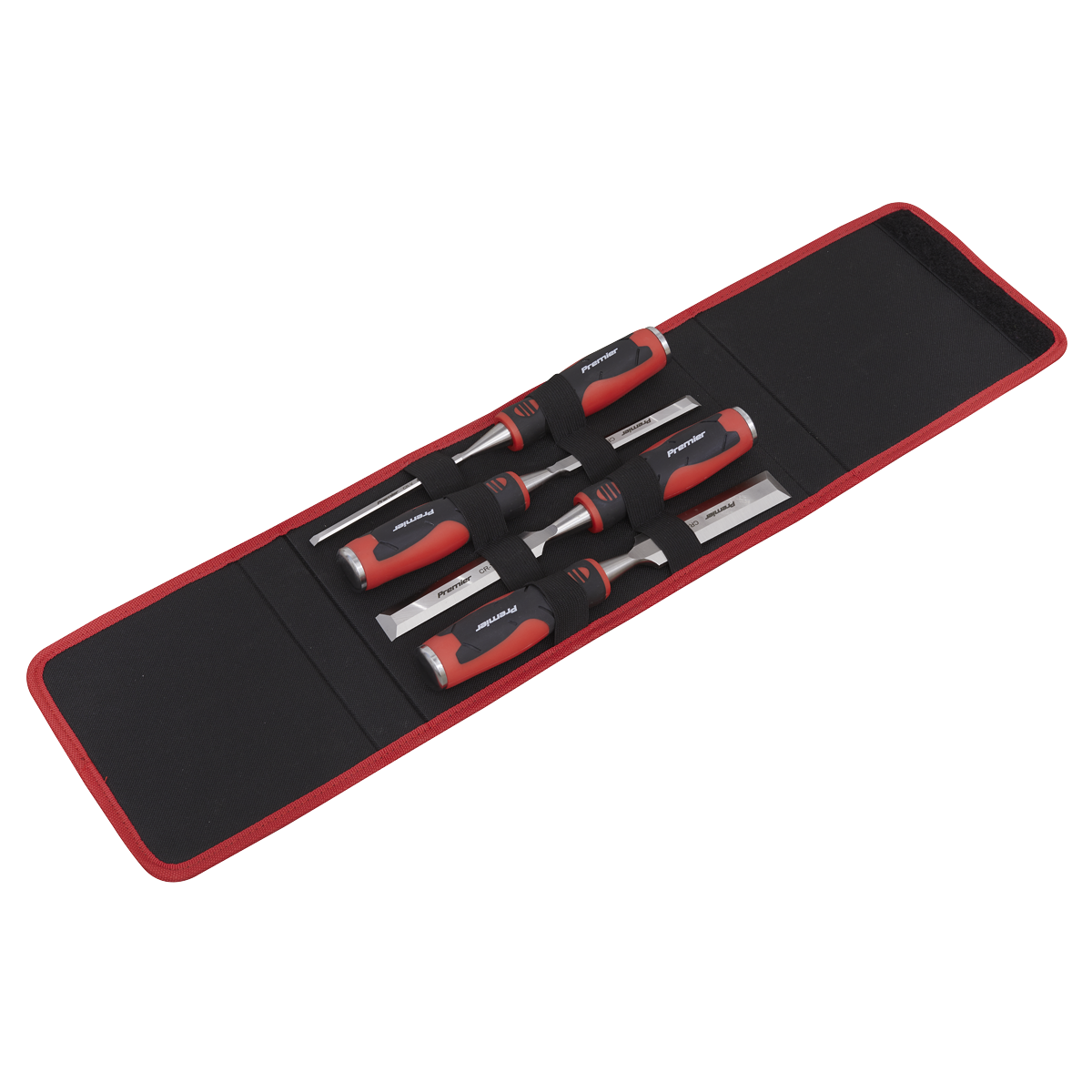 Premier AK9239 Premier Hammer-Thru Wood Chisel 4pc Set