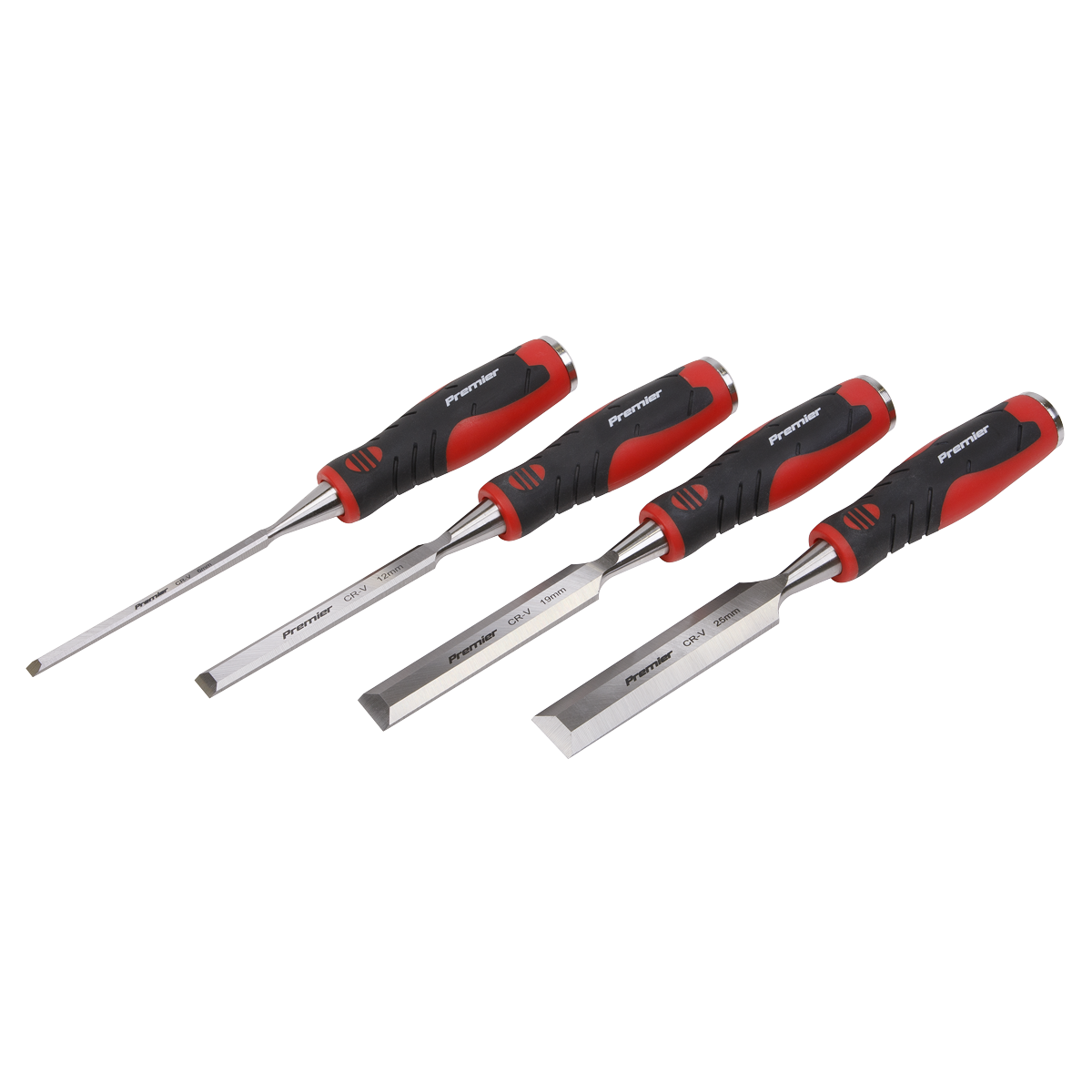 Premier AK9239 Premier Hammer-Thru Wood Chisel 4pc Set