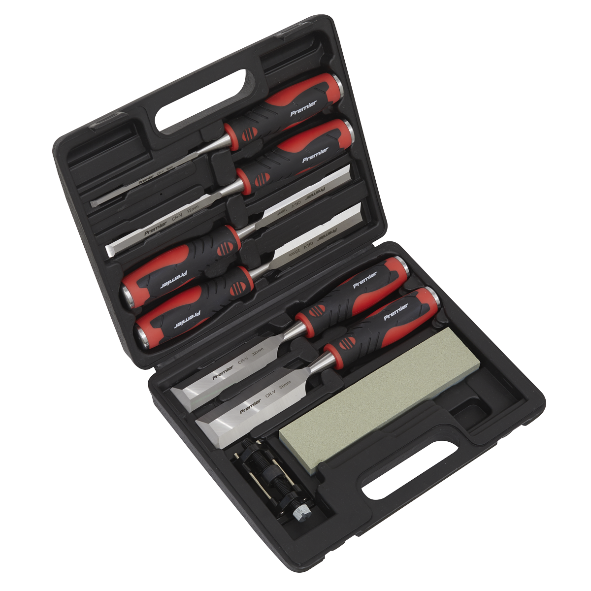 Premier AK9240 Premier Hammer-Thru Wood Chisel Set 8pc