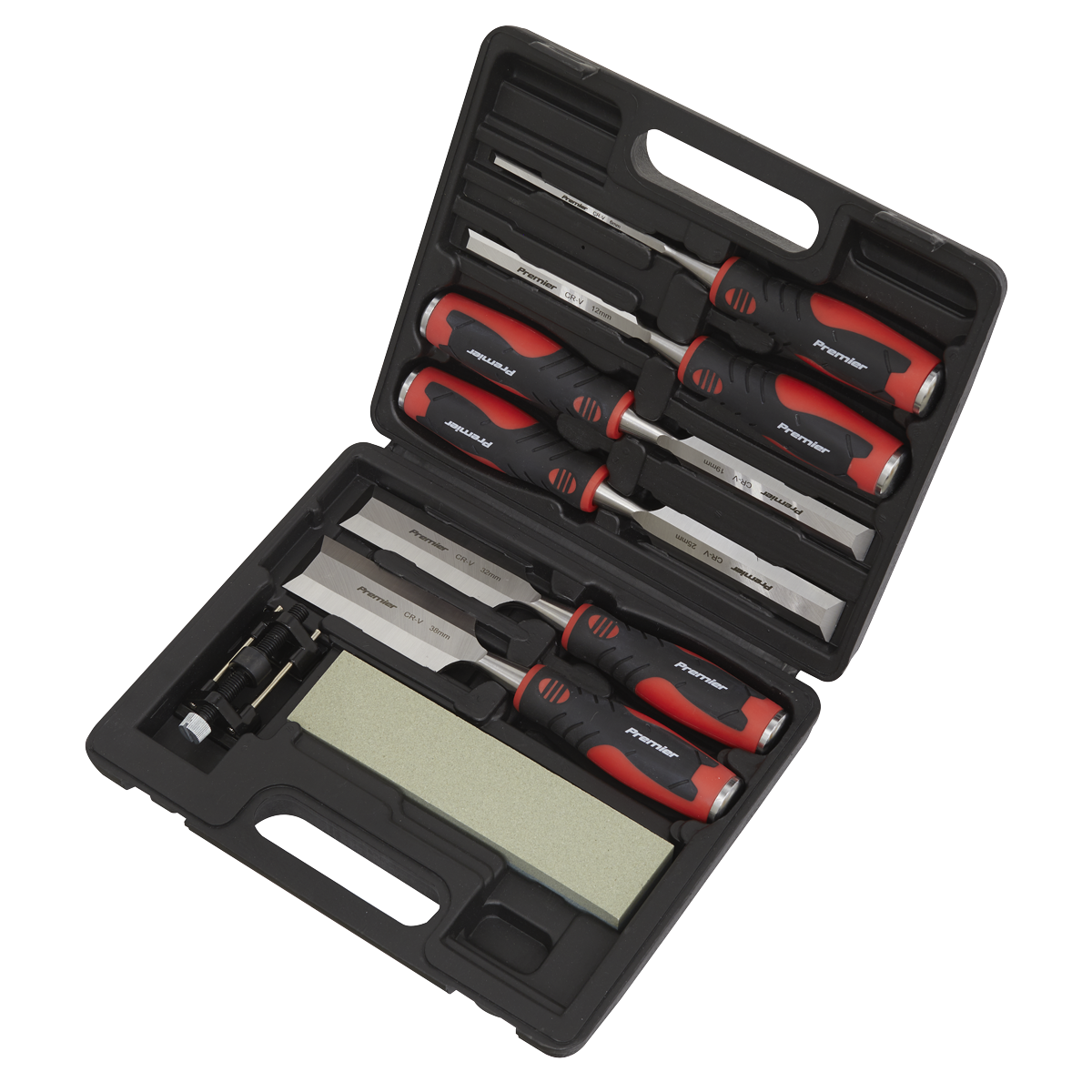 Premier AK9240 Premier Hammer-Thru Wood Chisel Set 8pc