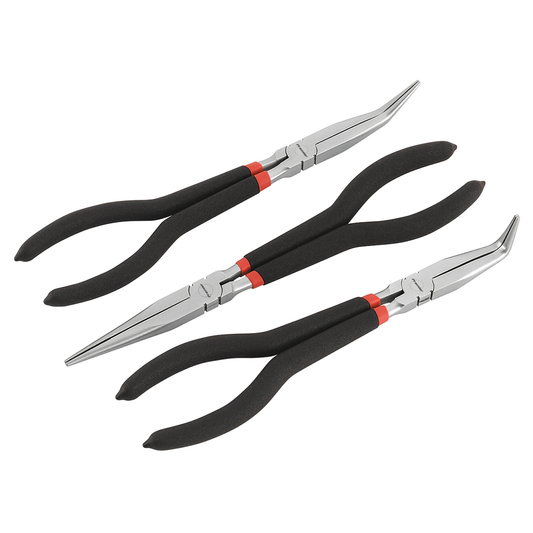 Premier AK930 Premier Needle Nose Pliers Set Ni-Fe Finish 280mm 3pc