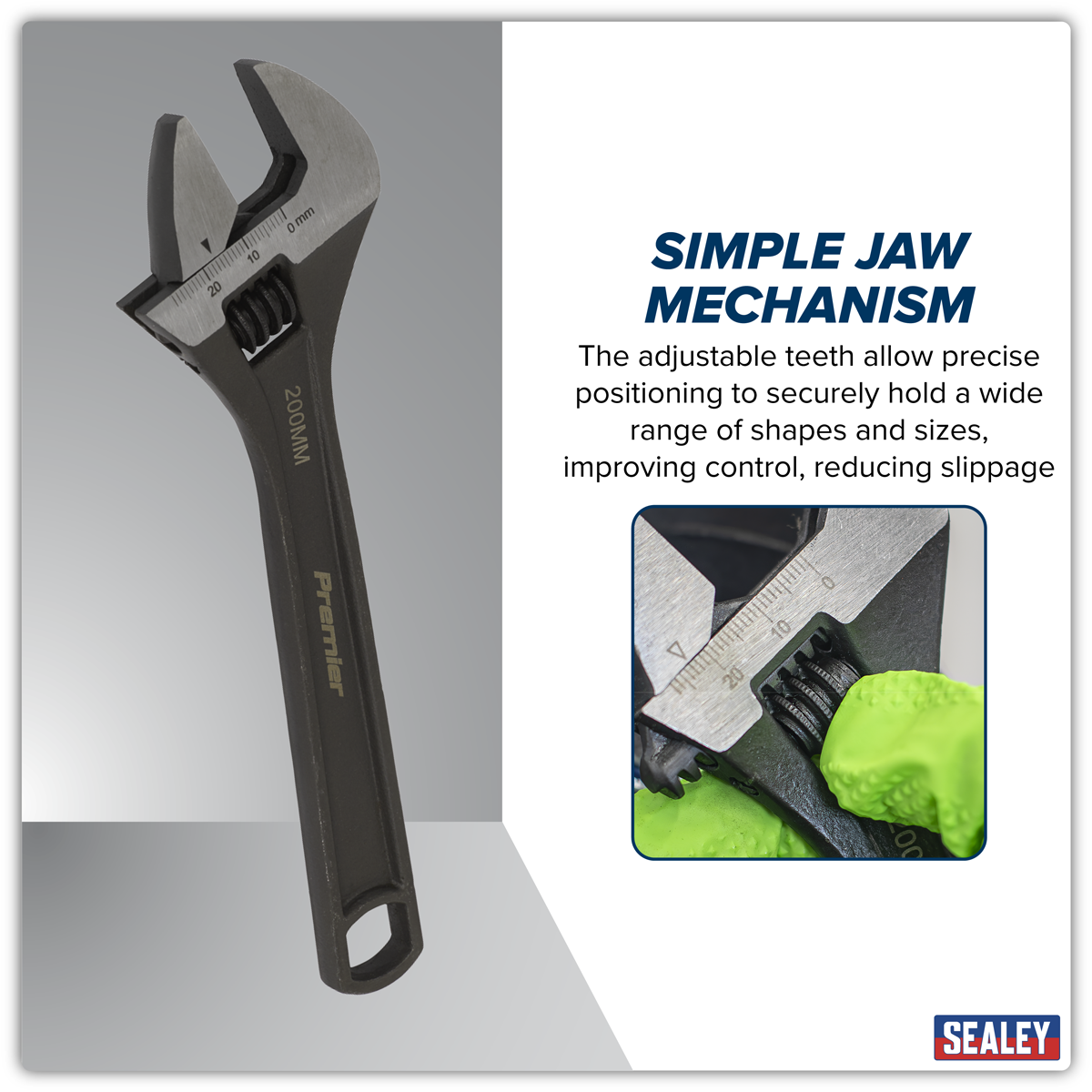 Premier AK9561 Premier Adjustable Wrench 200mm