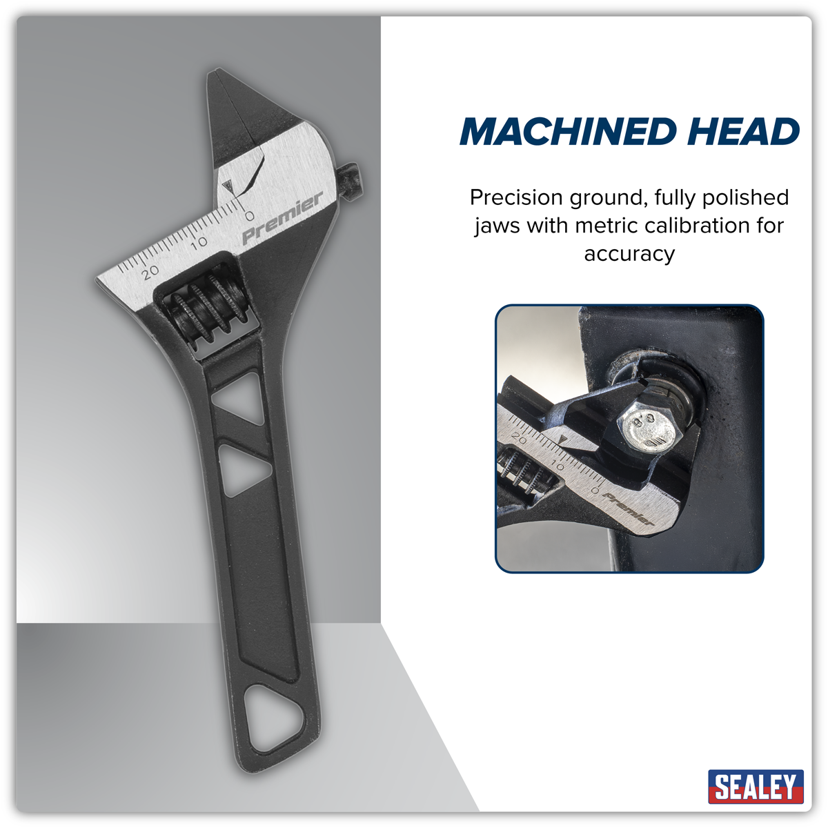 Premier AK9568 Premier Low Profile Adjustable Wrench 140mm