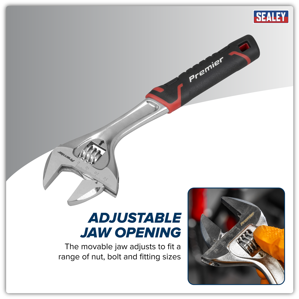 Premier AK9571 Premier Quick-Action Adjustable Wrench 250mm
