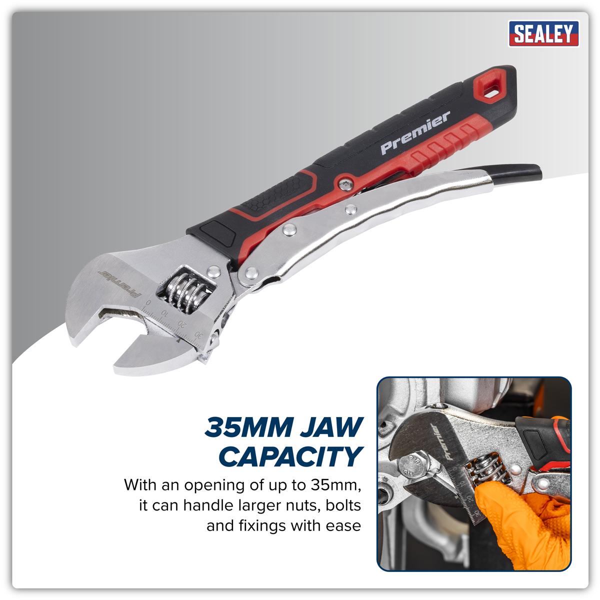 Premier AK9572 Premier Locking Adjustable Wrench 250mm