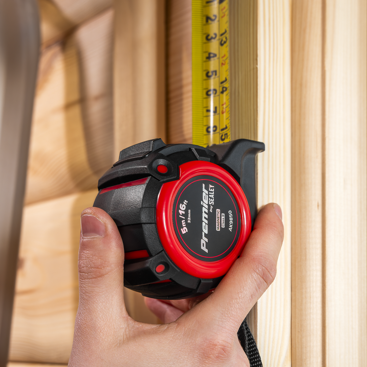 Premier AK9850 Premier Metric/Imperial Tape Measure Extra-Wide Blade 5m(16ft) x 32mm