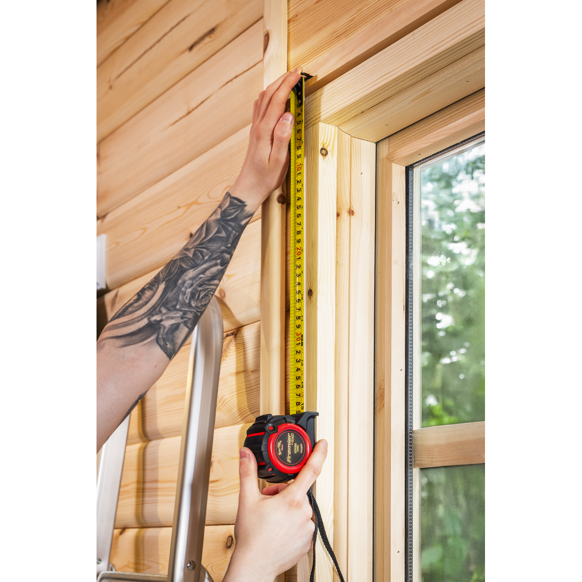 Premier AK9850 Premier Metric/Imperial Tape Measure Extra-Wide Blade 5m(16ft) x 32mm