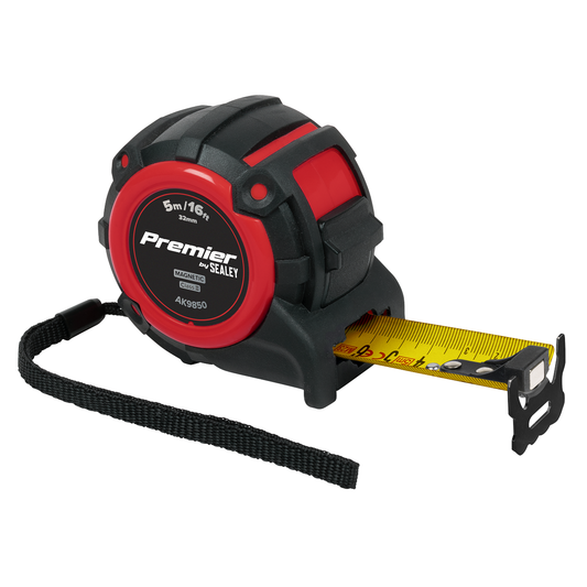 Premier AK9850 Premier Metric/Imperial Tape Measure Extra-Wide Blade 5m(16ft) x 32mm