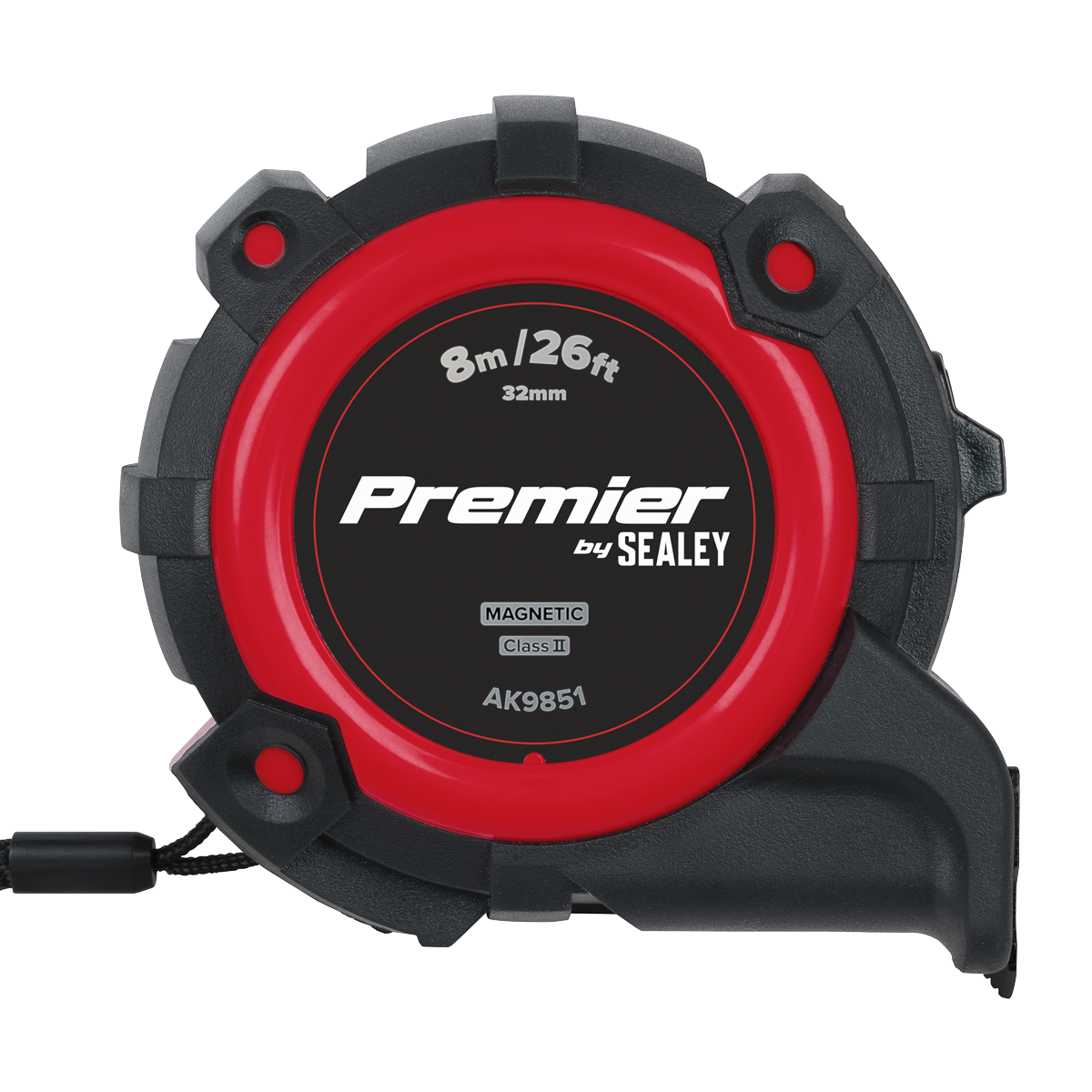 Premier AK9851 Premier Metric/Imperial Tape Measure Extra-Wide Blade 8m(26ft) x 32mm