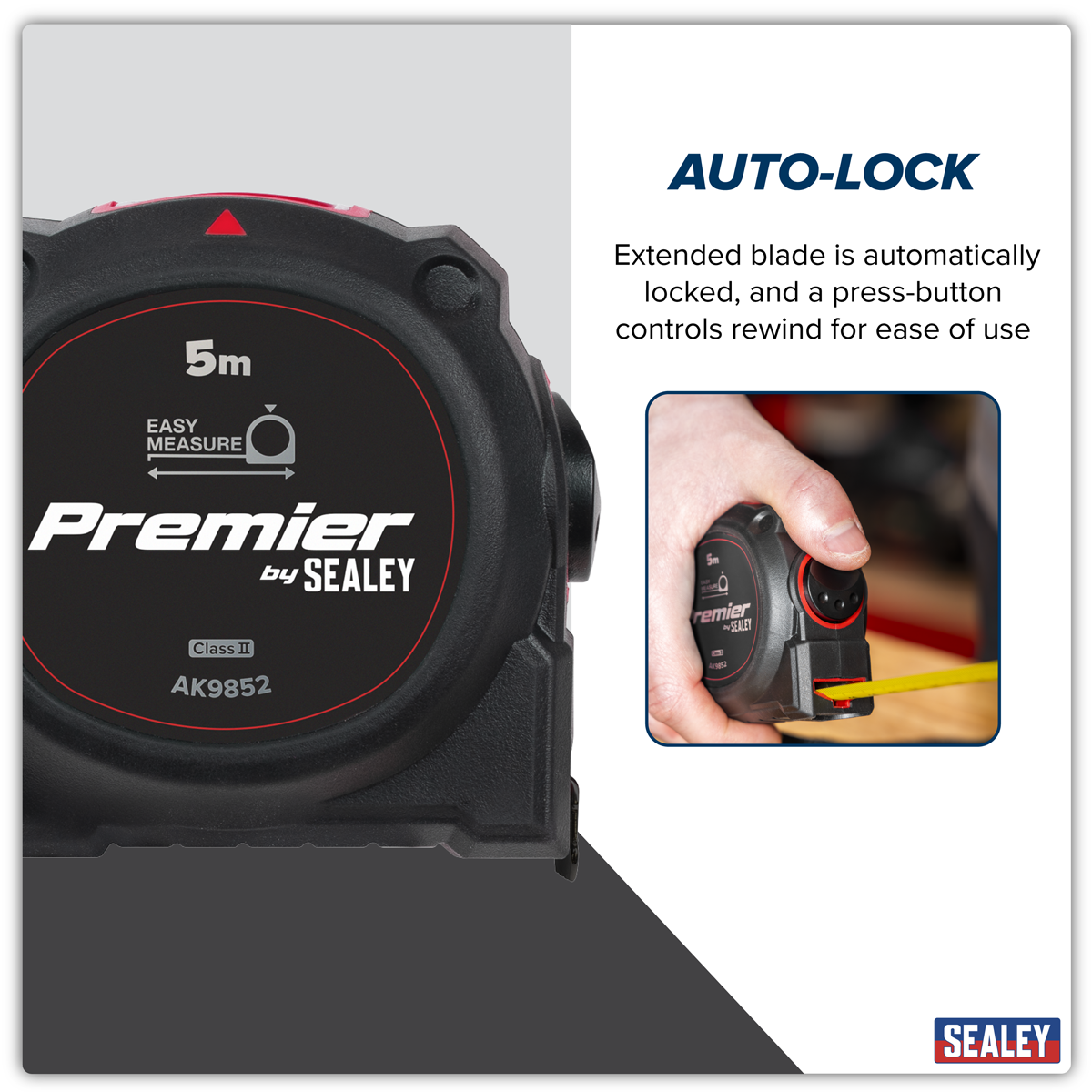 Premier AK9852 Premier Window Tape Measure 5m x 19mm