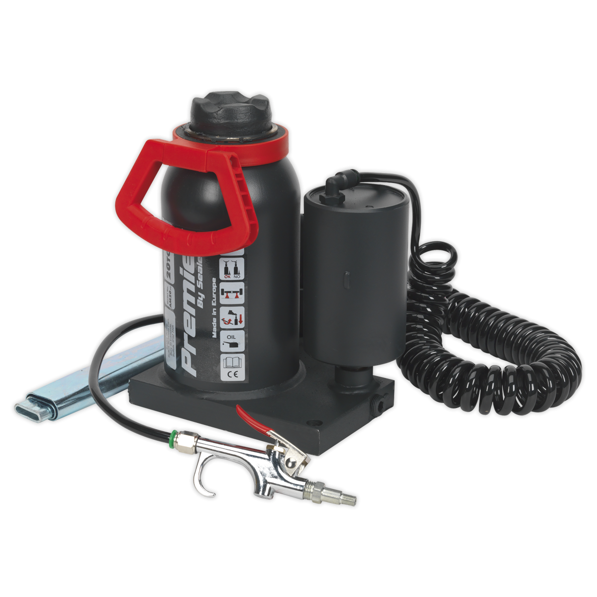 Premier AM20 Premier Manual/Air Hydraulic Bottle Jack 20 Tonne