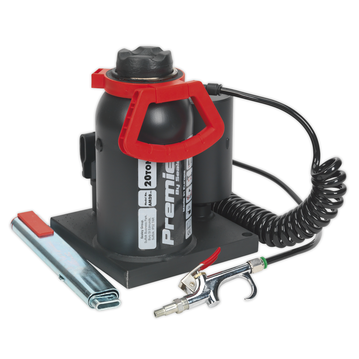 Premier AM20 Premier Manual/Air Hydraulic Bottle Jack 20 Tonne