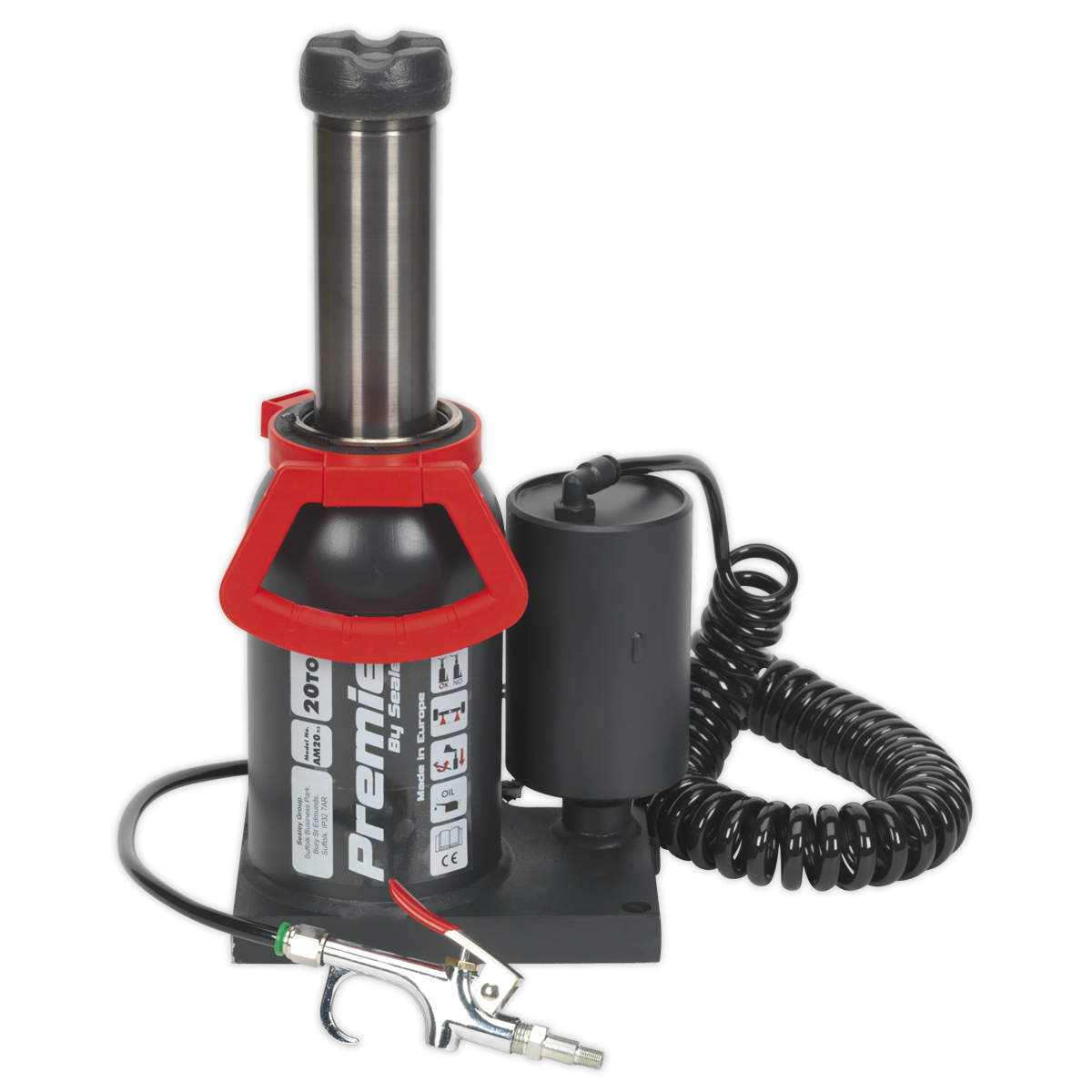 Premier AM20 Premier Manual/Air Hydraulic Bottle Jack 20 Tonne