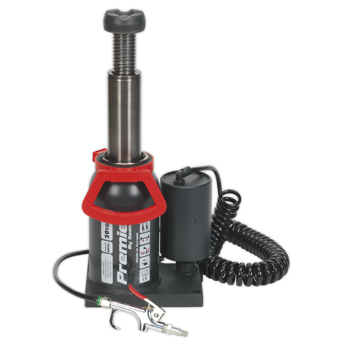 Premier AM20 Premier Manual/Air Hydraulic Bottle Jack 20 Tonne
