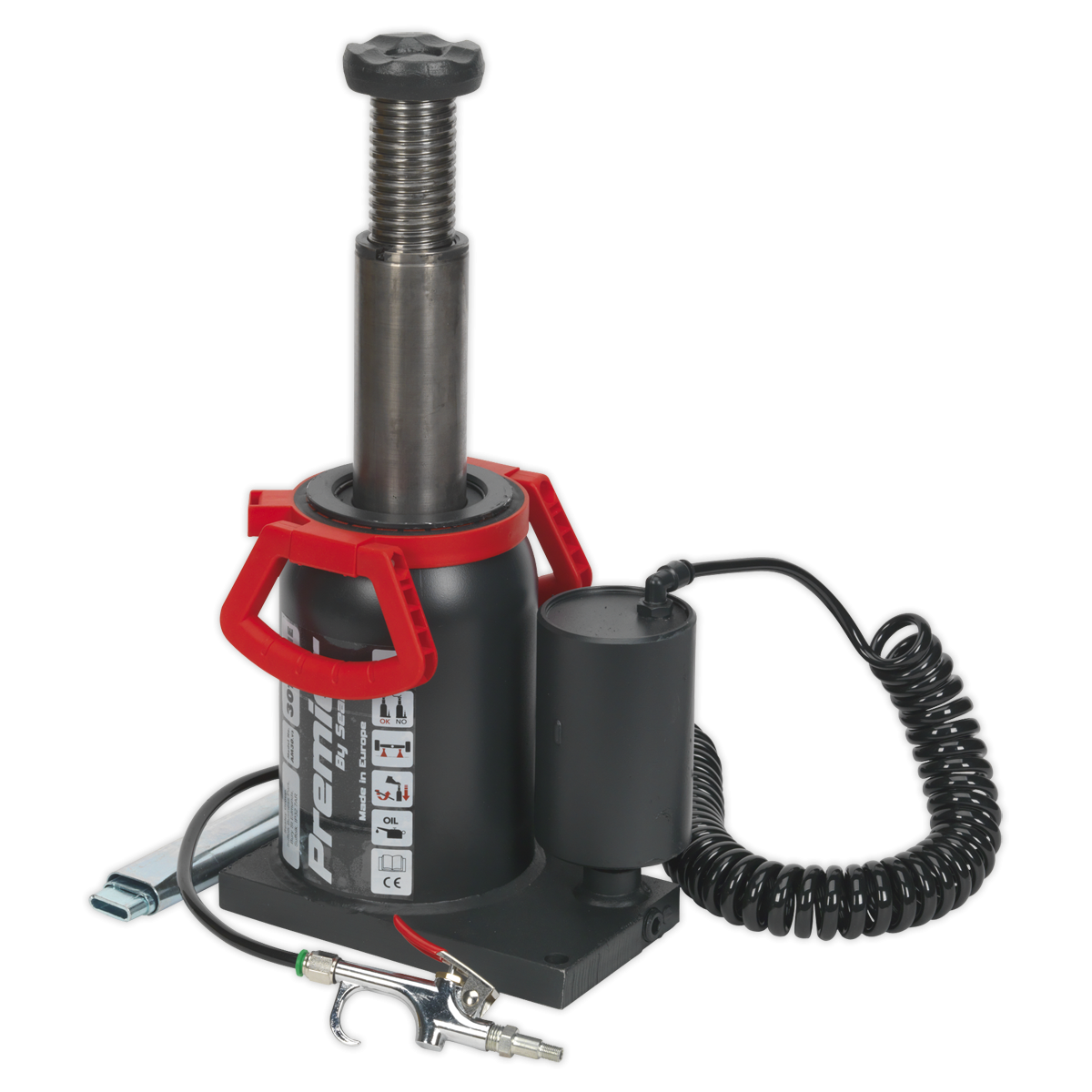 Premier AM30 Premier Manual/Air Hydraulic Bottle Jack 30 Tonne