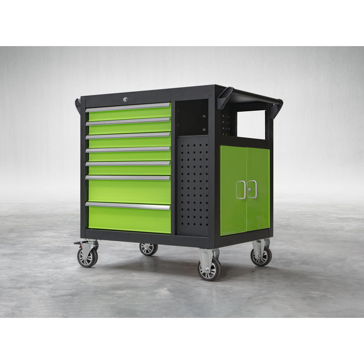 Premier AP36MWS Premier™ Mobile Workstation with 7 Drawers & Cupboard 920mm