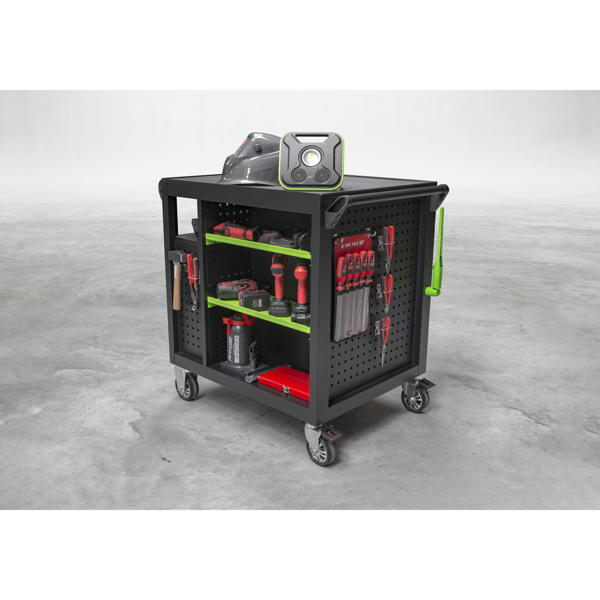 Premier AP36MWS Premier™ Mobile Workstation with 7 Drawers & Cupboard 920mm