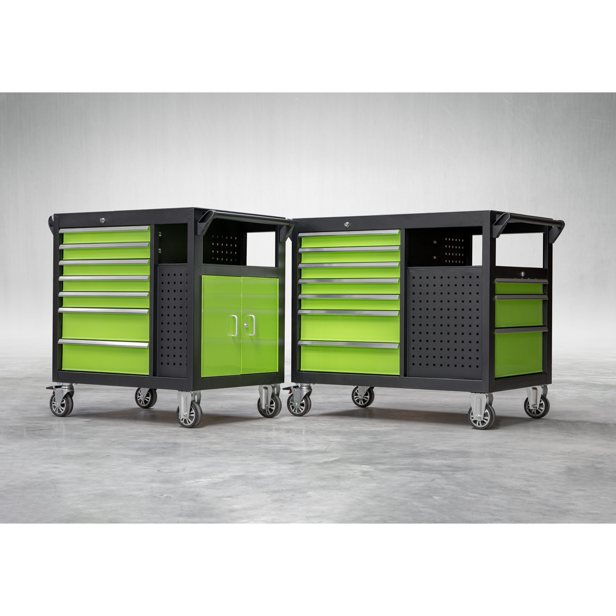Premier AP36MWS Premier™ Mobile Workstation with 7 Drawers & Cupboard 920mm