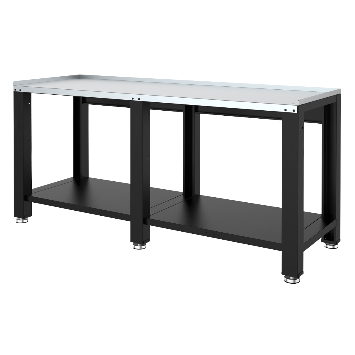 Premier AP4020GS Premier Storage Heavy-Duty Workbench with Galvanized Steel Worktop 2m