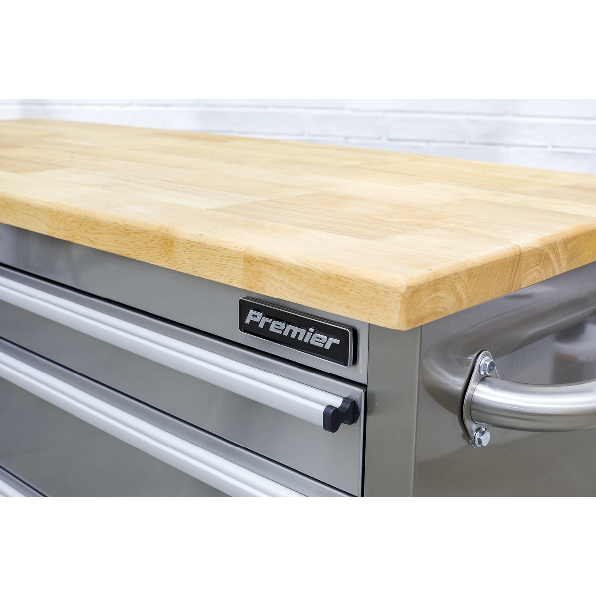 Premier AP4804SS Mobile Stainless Steel Tool Cabinet 4 Drawer