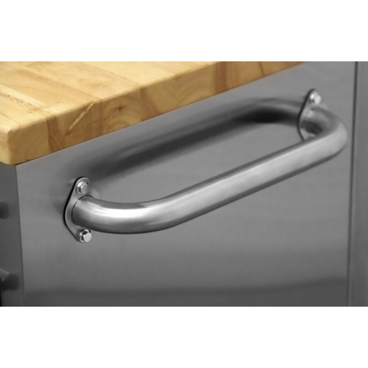 Premier AP5520SS Premier™ Mobile Stainless Steel Tool Cabinet 10 Drawer with Backboard & 2 Wall Cupboards