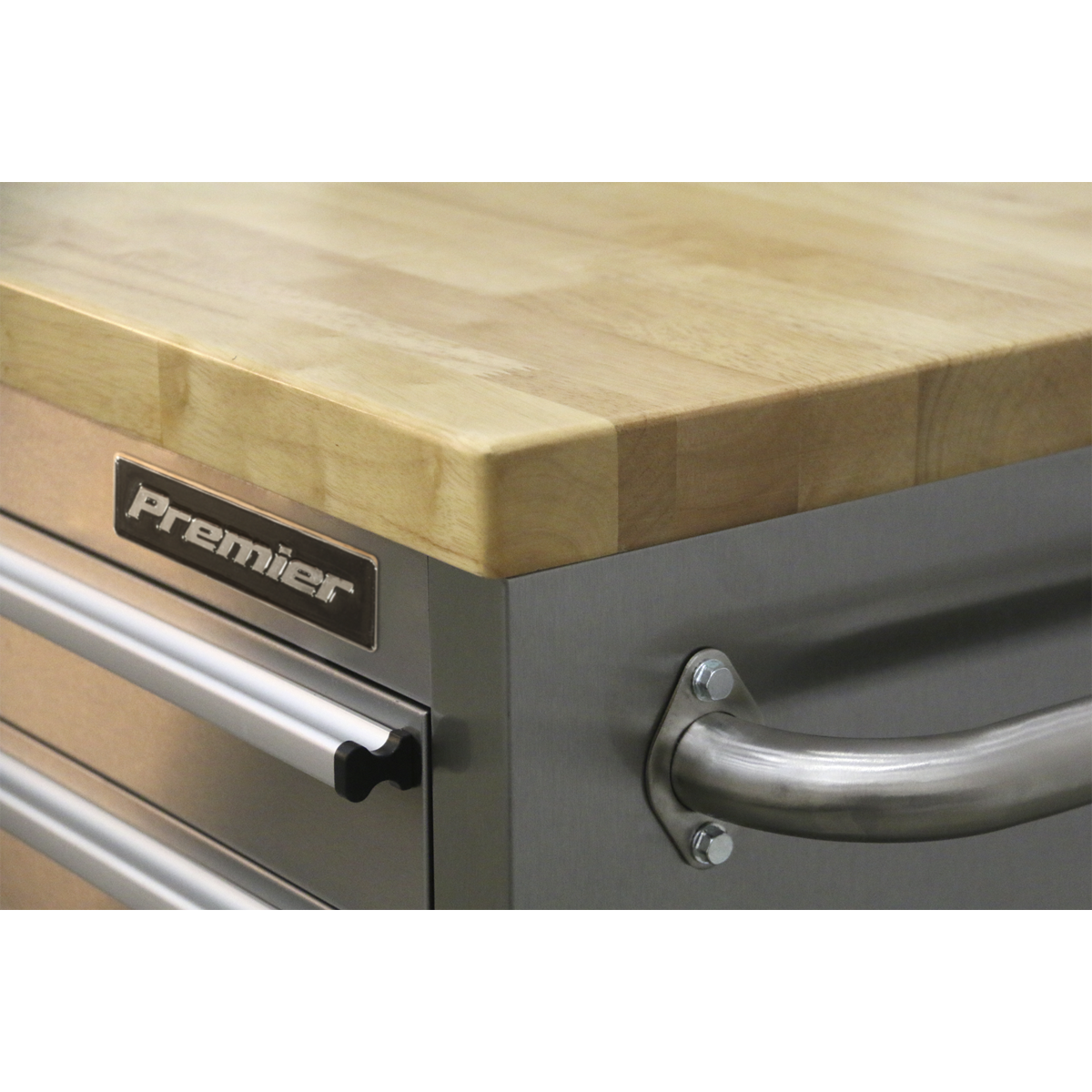 Premier AP7210SS Premier™ Mobile Stainless Steel Tool Cabinet & Cupboard 10 Drawer