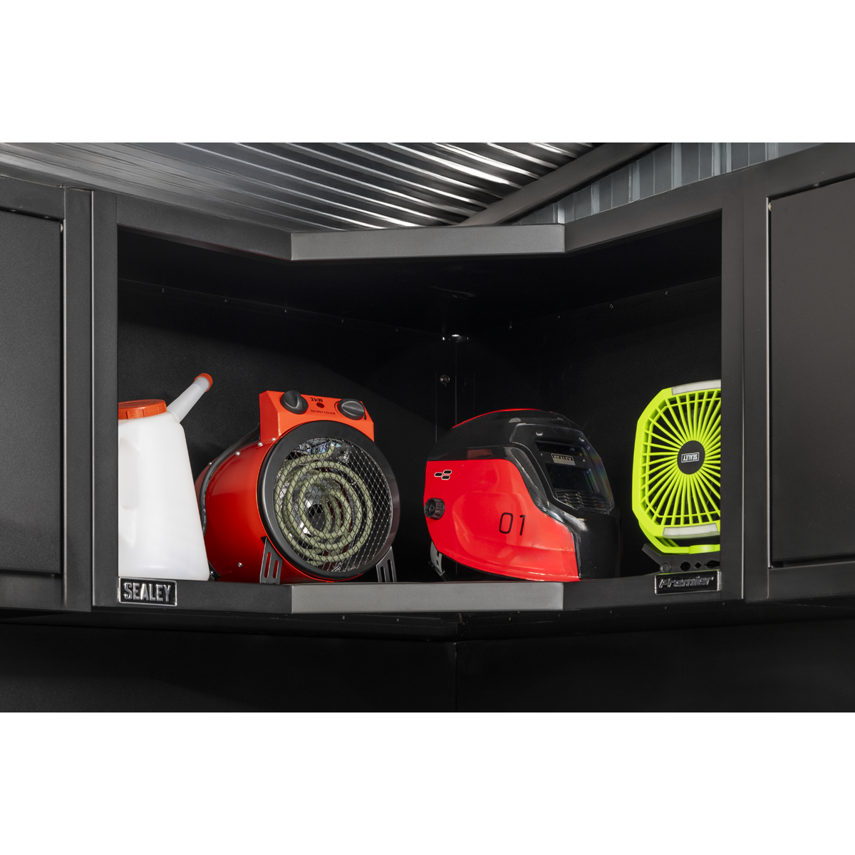 Premier APMS16 Premier™ Heavy-Duty Modular Corner Wall Cabinet 930mm