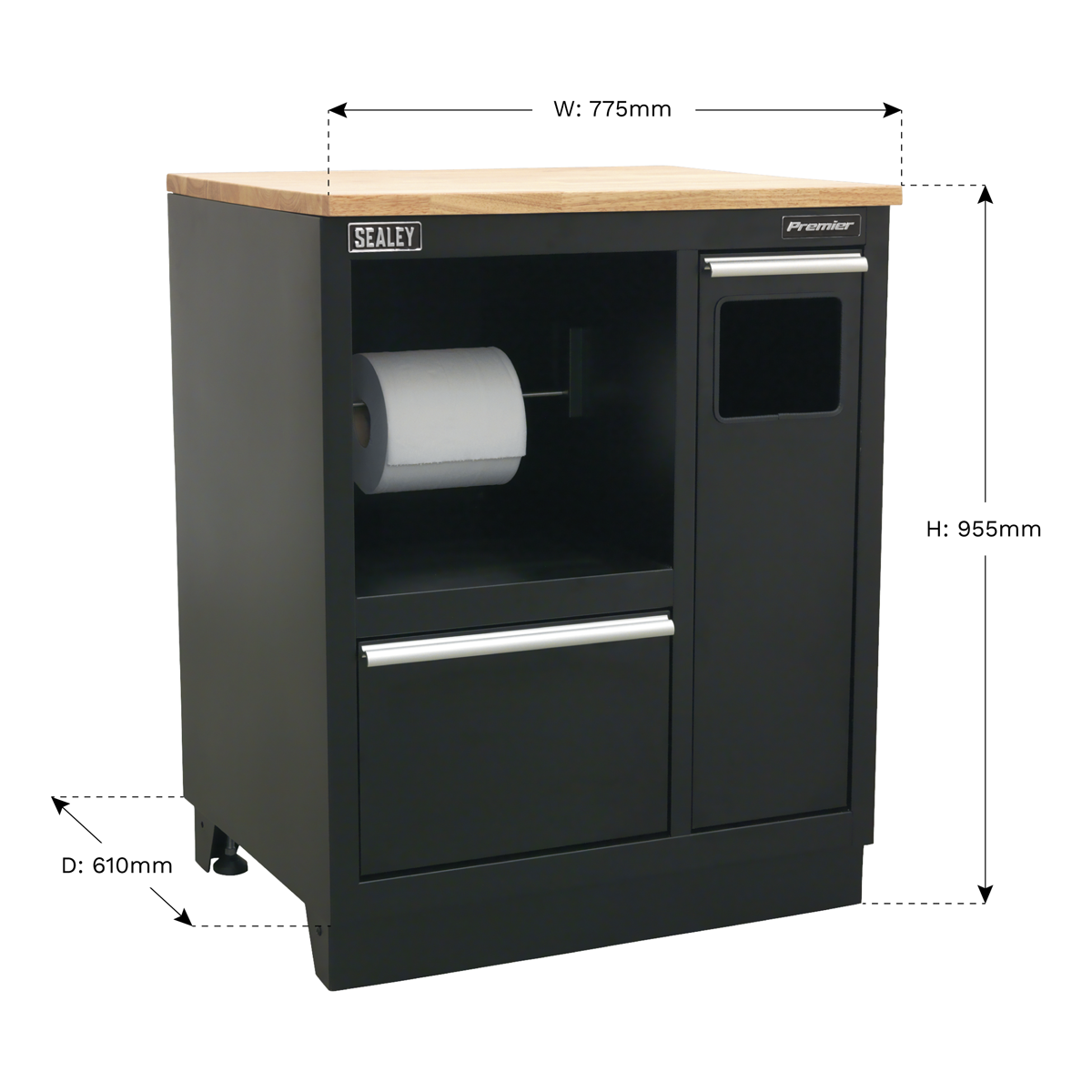 Premier APMS20 Premier™ Heavy-Duty Modular Multifunction Floor Cabinet 775mm