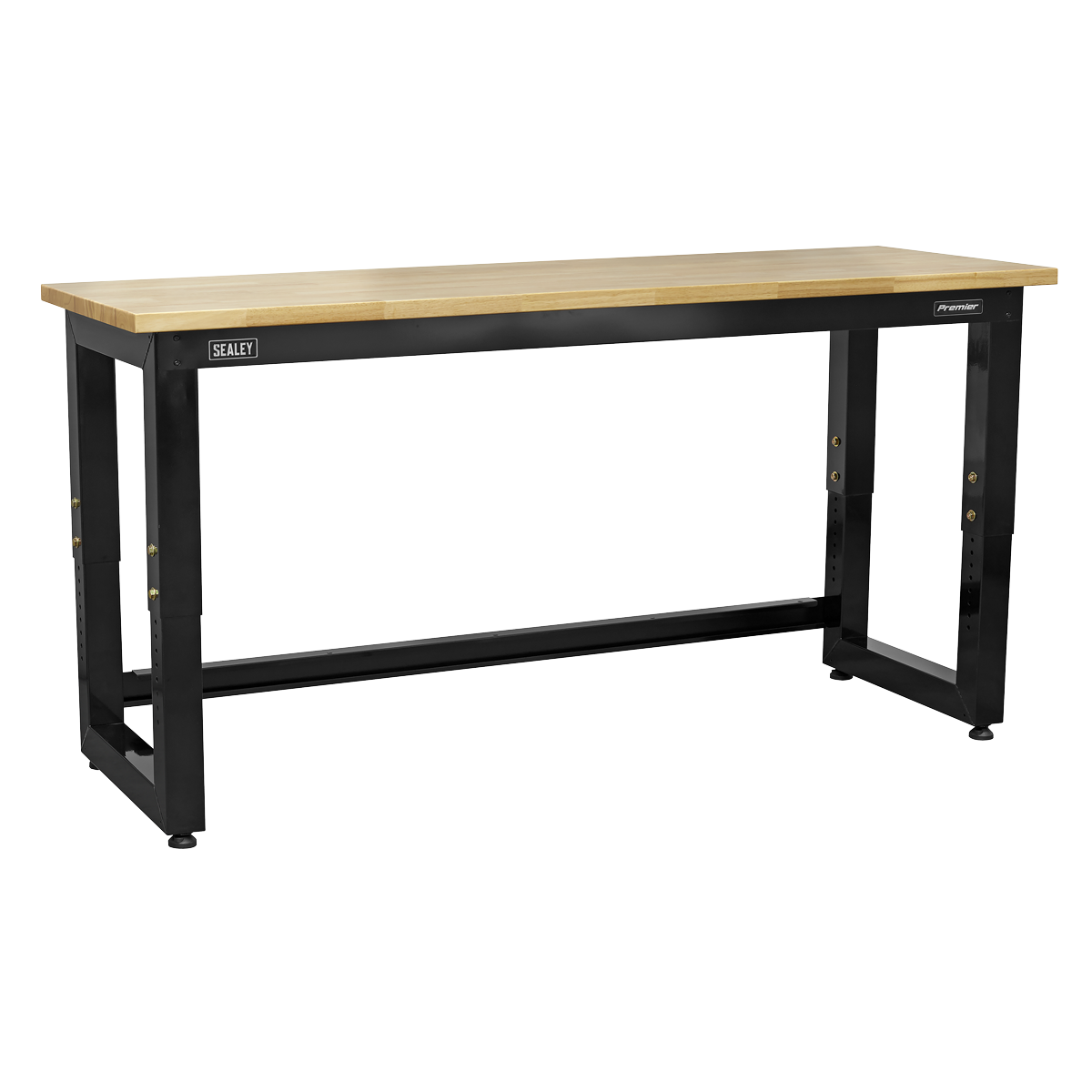 Premier APMS22 Premier™ Heavy-Duty Steel Adjustable Workbench with Wooden Worktop 1830mm