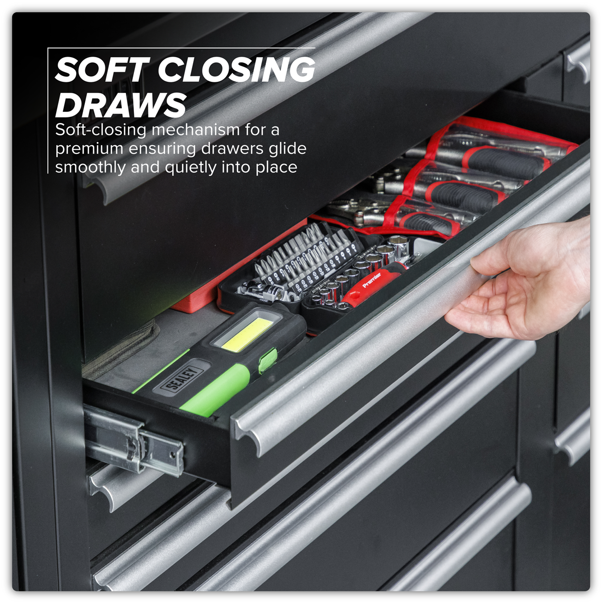 Premier APMSCOMBO1W Premier™ Storage System with Hardwood Worktop 2.48m