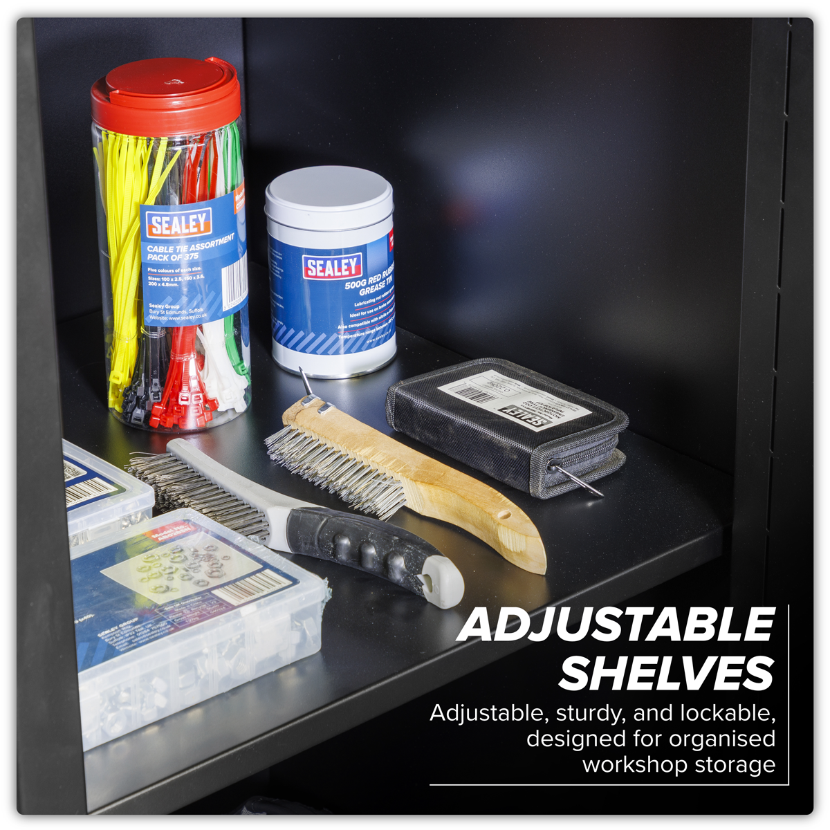 Premier APMSCOMBO1W Premier™ Storage System with Hardwood Worktop 2.48m