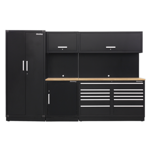 Premier APMSCOMBO2W Premier™ Storage System with Hardwood Worktop 3.26m
