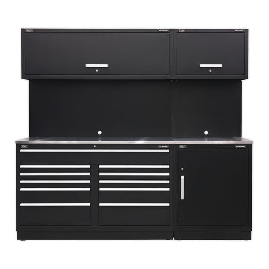 Premier APMSCOMBO4SS Premier™ Storage System with Stainless Worktop 2.33m