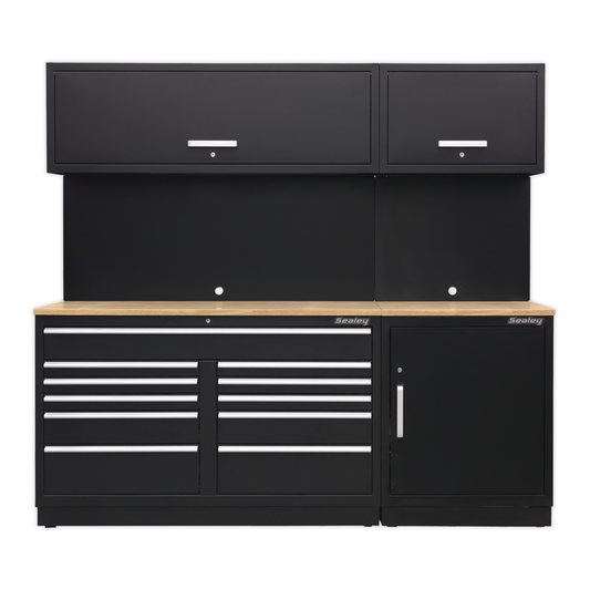 Premier APMSCOMBO4W Premier™ Storage System with Hardwood Worktop 2.33m