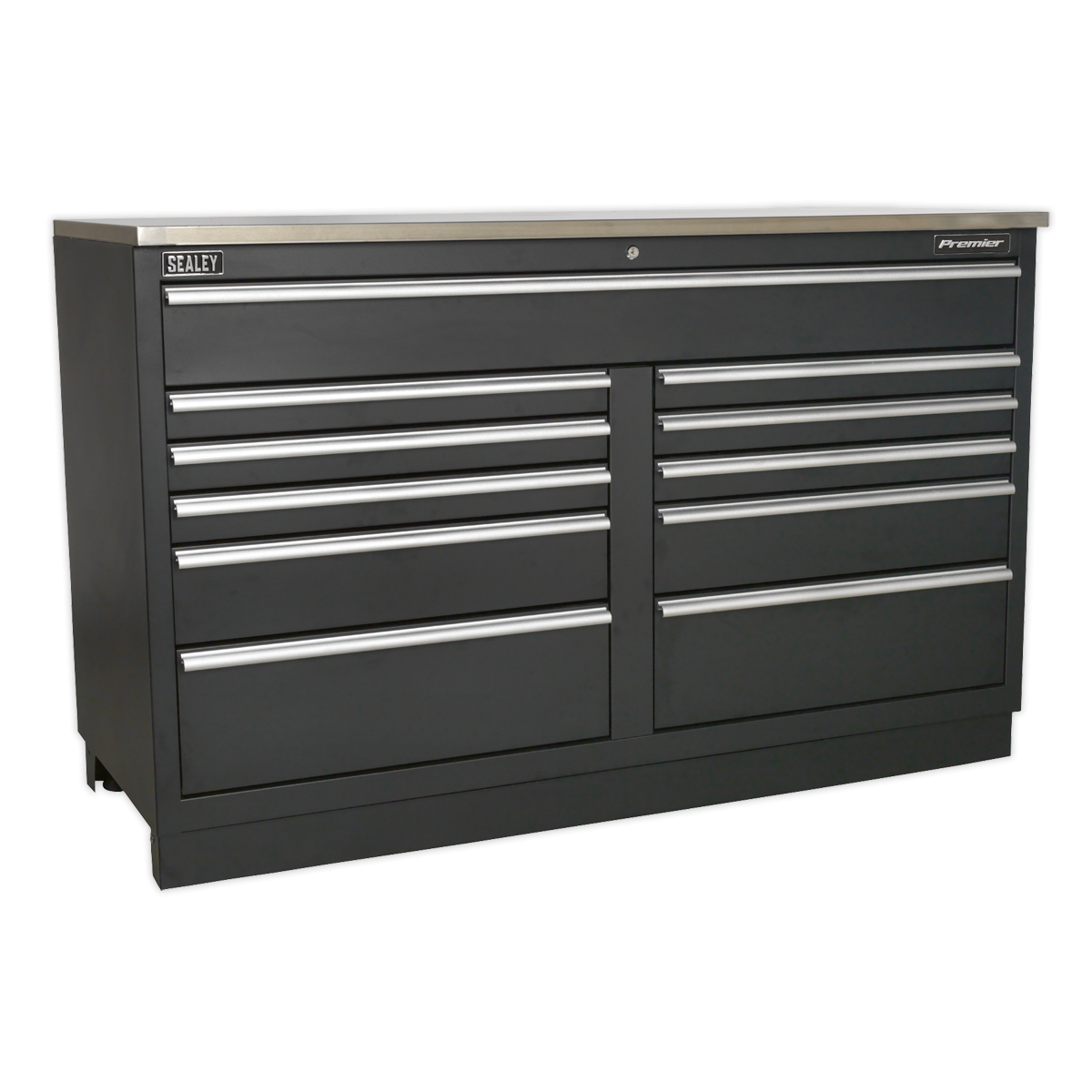Premier APMSCOMBO7W Premier™ Storage System with Hardwood Worktop 3.55m