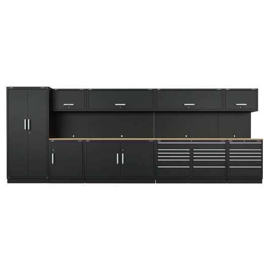 Premier APMSOAK Premier™ Storage System with Hardwood Worktop 5.58m