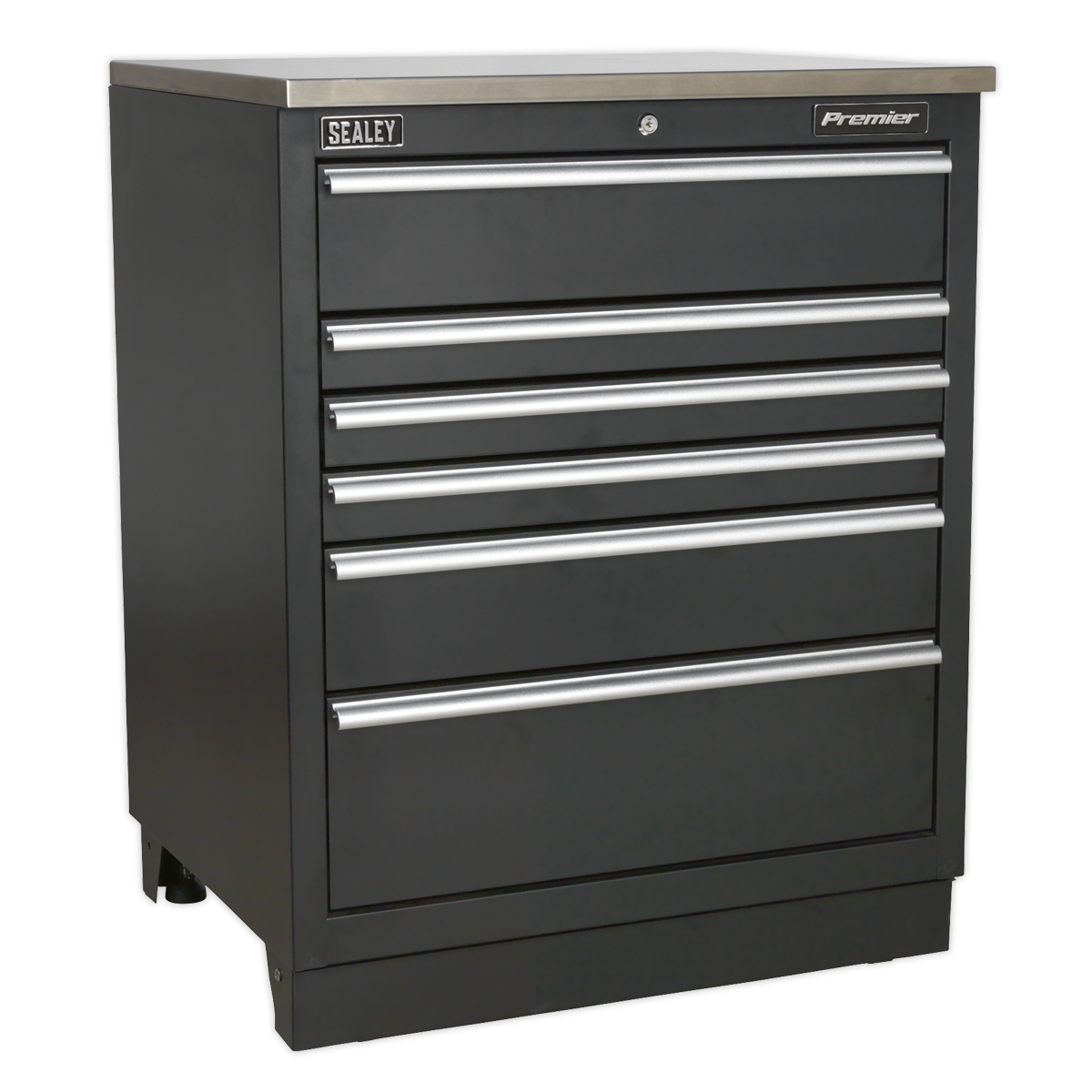 Premier APMSSTEEL Premier™ Storage System with Stainless Worktop 5.58m