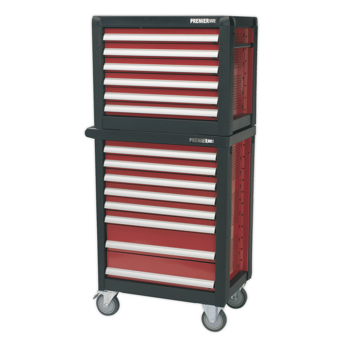 Premier APTTC02 Premier™ Topchest & Rollcab Combination 14 Drawer with 1233pc Tool Kit
