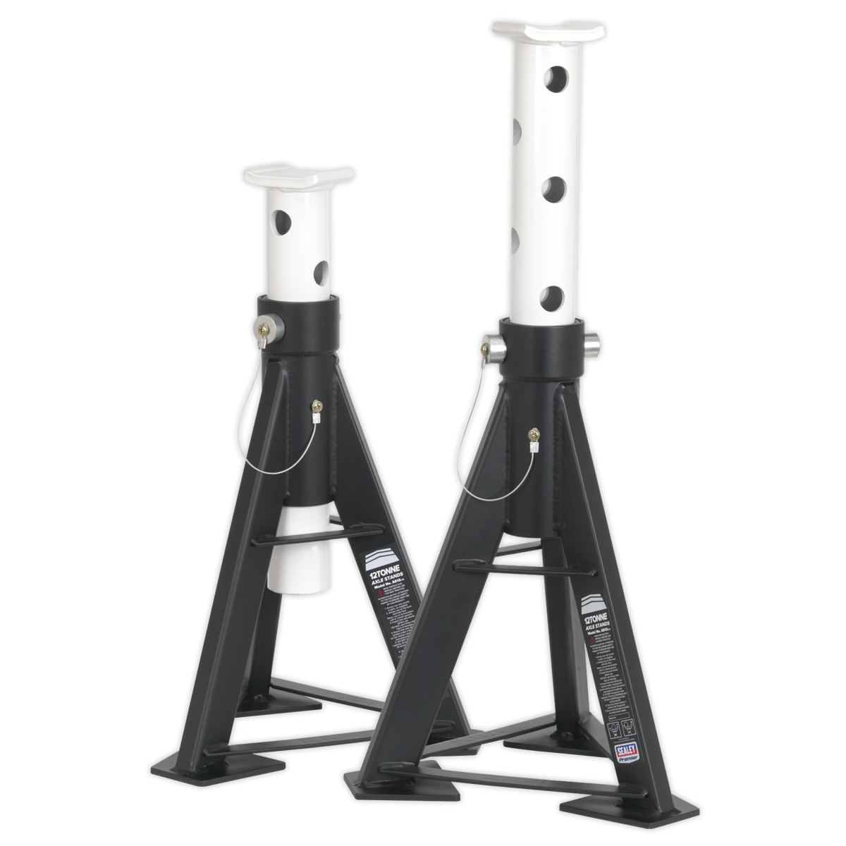 Premier AS12 Premier Axle Stands (Pair) 12 Tonne Capacity per Stand High Level