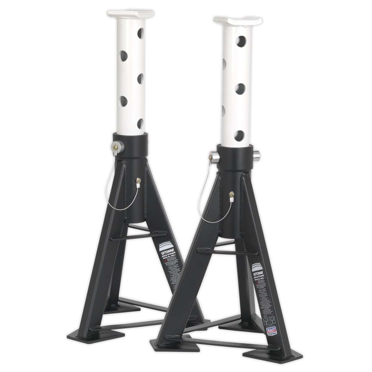 Premier AS12 Premier Axle Stands (Pair) 12 Tonne Capacity per Stand High Level