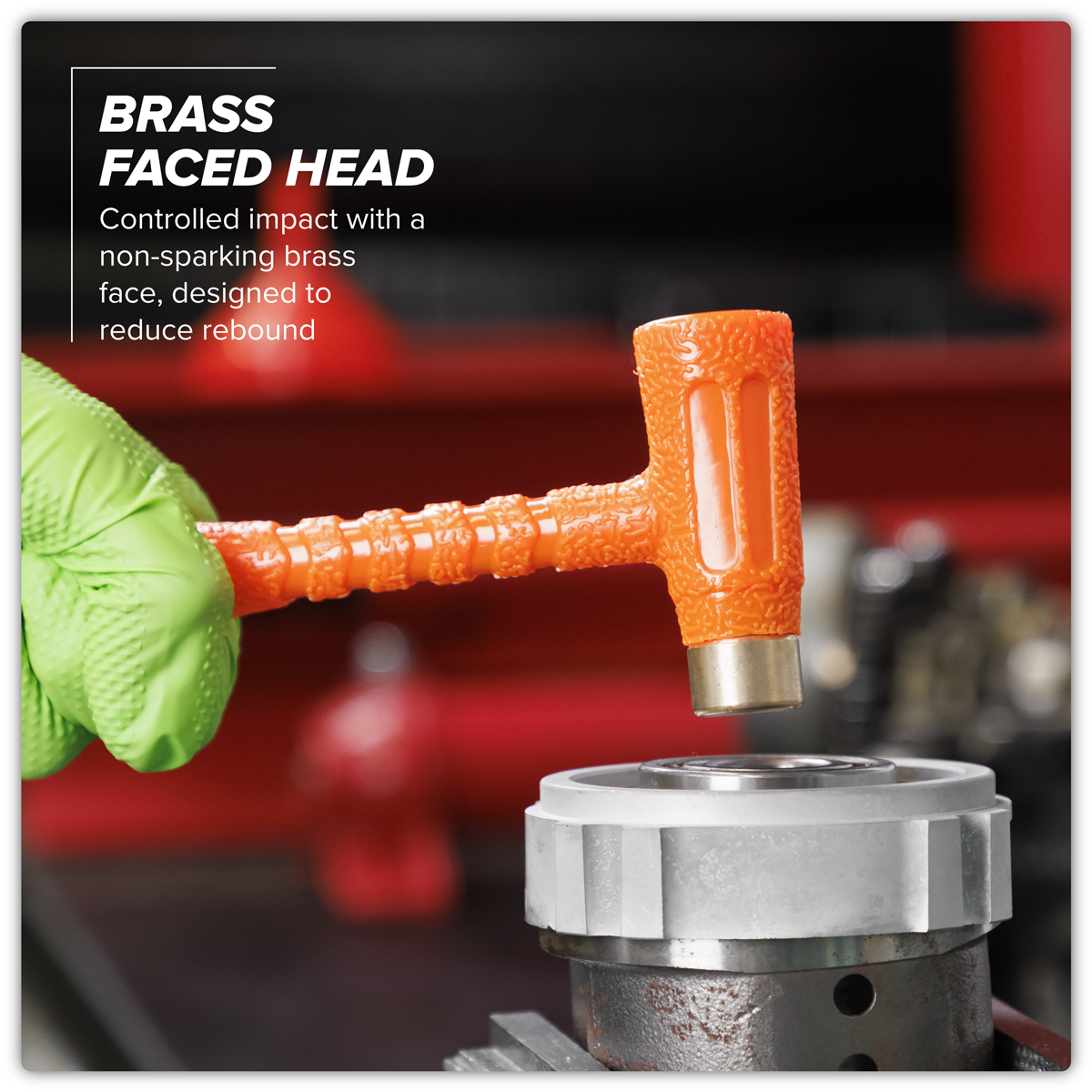 Premier BFH12 Premier Brass Faced Dead Blow Hammer 12oz
