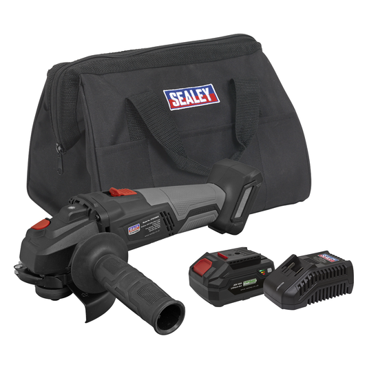 Premier CP20VAGXKIT1 Premier SV20 Series 115mm Brushless Cordless Angle Grinder Kit 20V 4Ah