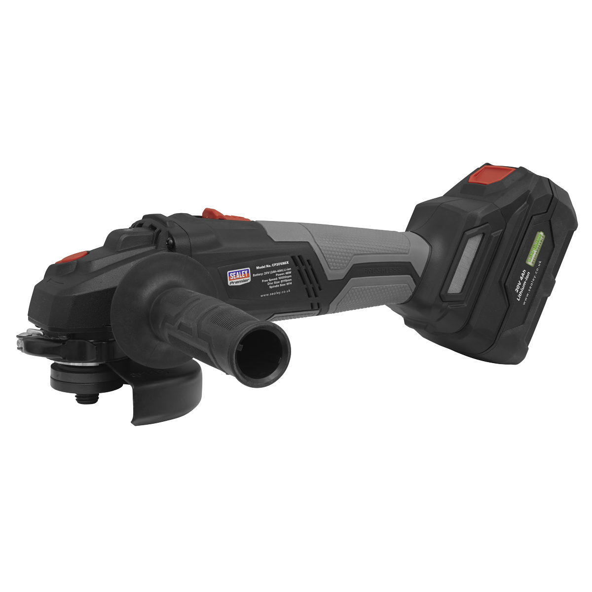 Premier CP20VAGX Premier SV20 Series 115mm Brushless Cordless Angle Grinder 20V - Body Only