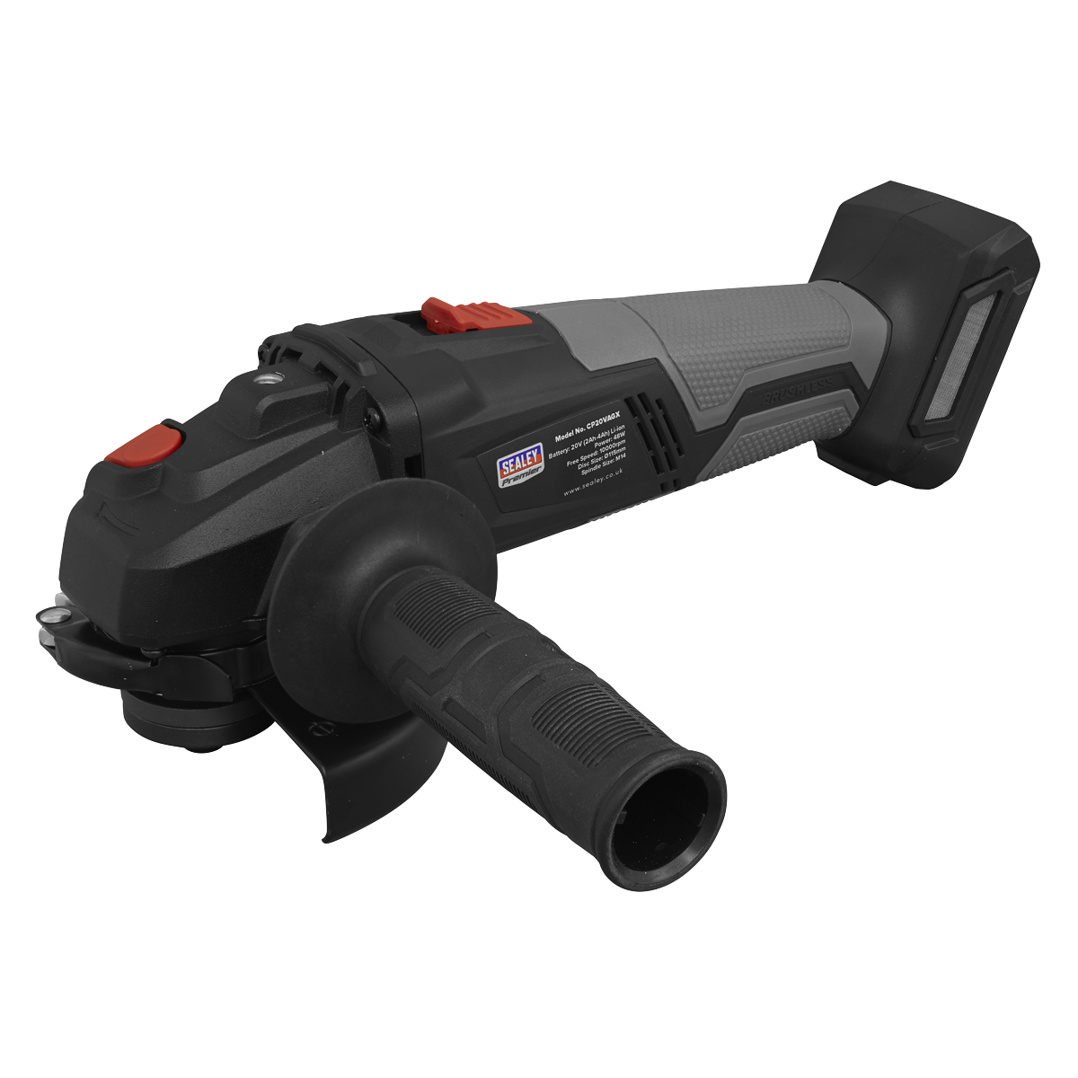Premier CP20VAGX Premier SV20 Series 115mm Brushless Cordless Angle Grinder 20V - Body Only