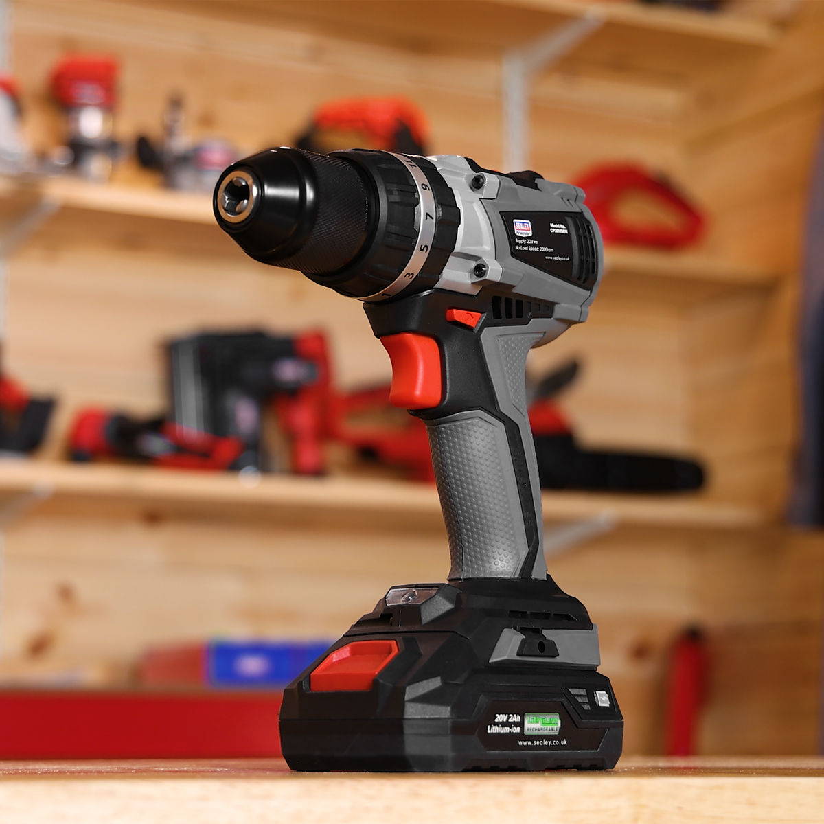 Premier CP20VDDXKIT Premier SV20 Series 13mm Brushless Cordless Combi Drill Kit 20V - 2 Batteries