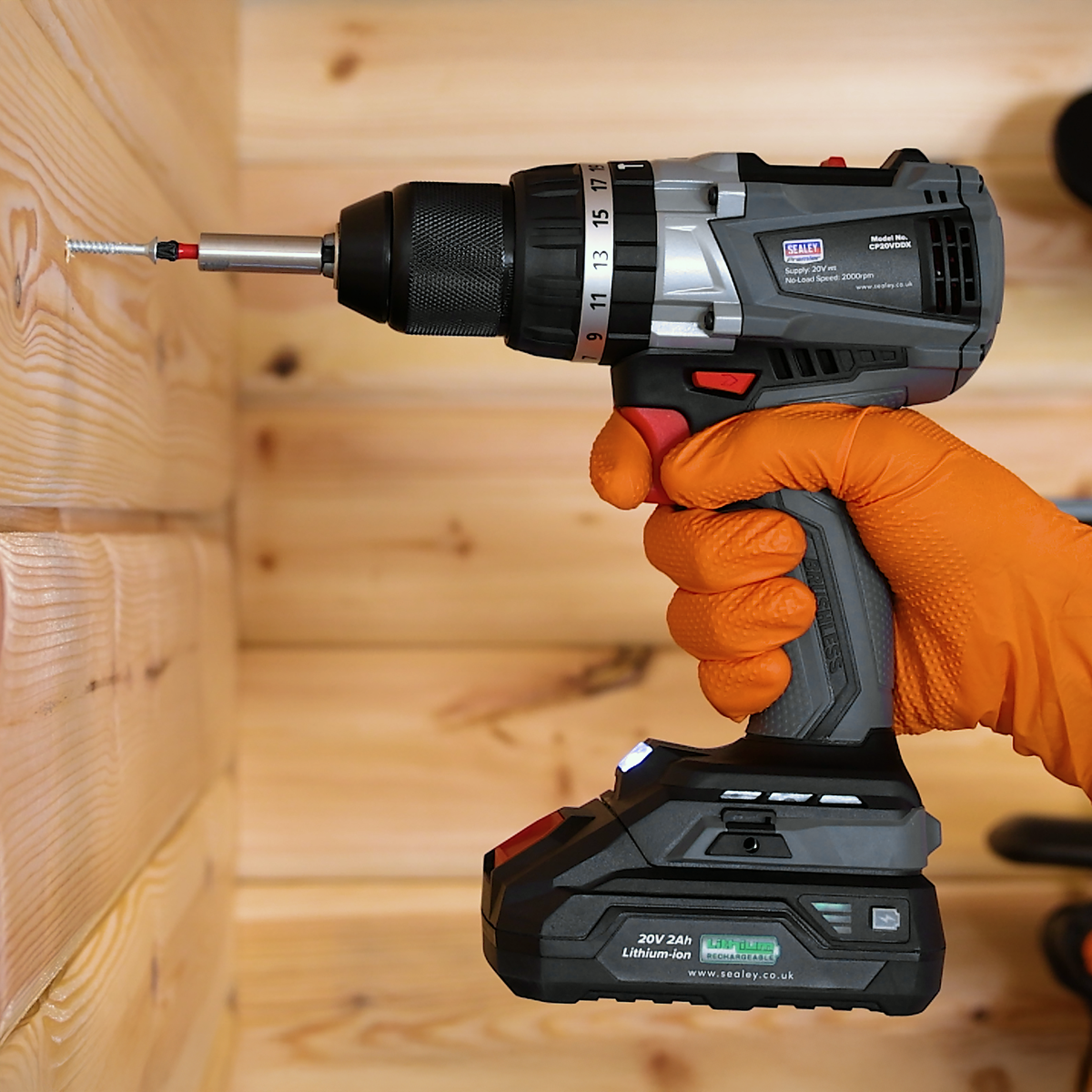 Premier CP20VDDXKIT Premier SV20 Series 13mm Brushless Cordless Combi Drill Kit 20V - 2 Batteries